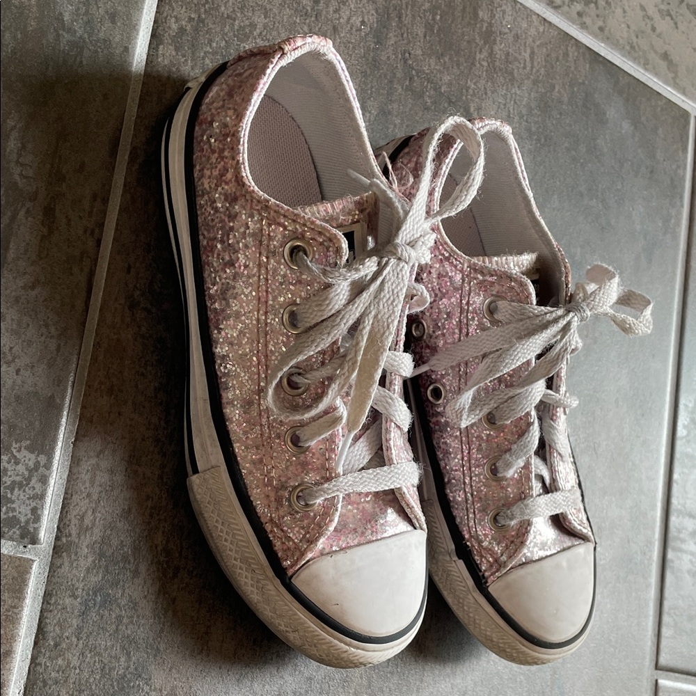 Converse Pink Glitter
